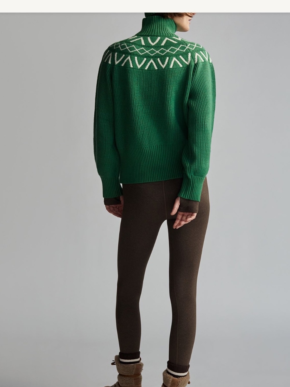 VARLEY Marcie Fairisle Knit Sweater- size Small - Picture 2 of 10